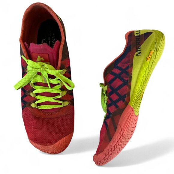 Merrell Womens Vapor Glove 3 Barefoot Trail Running Shoes J77716 Size 10 - Picture 1 of 16